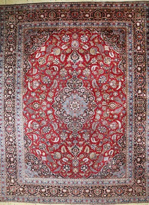 Keschan alt fein, Persien, Anfang 20.Jhd, Wolle auf Baumwolle, ca. 410 x 315 cm, EHZ: 3
