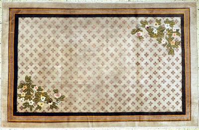 Peking fein alt, China, Anfang 20.Jhd, Wolle auf Baumwolle, ca. 210 x 133 cm, EHZ: 2,(kleine Restaurierungen)