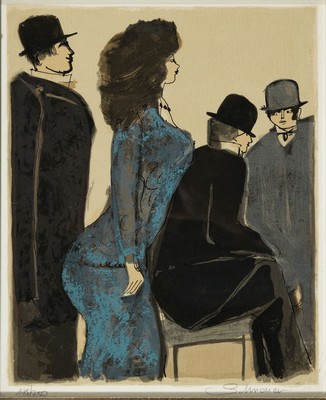 David Schneuer, 1905-1998, 3 Farblithos, alle handsign. und num. 175/250, je ca. 28x 23cm, alle u.Gl., R.