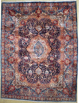 Vasen Kaschmar, Persien, Mitte 20.Jhd, Wolle auf Baumwolle, ca. 397 x 295 cm, gereinigt, EHZ: 2
