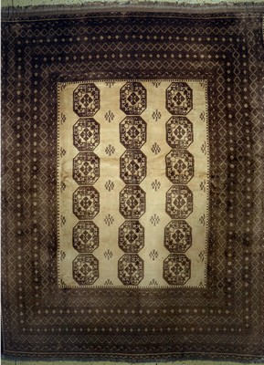 Ersari alt, Afghanistan, Mitte 20.Jhd, Wolle auf Wolle, ca. 408 x 308 cm, gereinigt, EHZ: 1-2, (kleiner restaurierung)