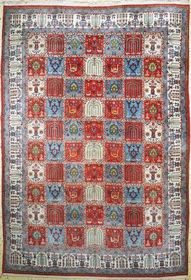 Ghom Kork alt, Persien, Mitte 20.Jhd, Korkwolle, ca. 320 x 222 cm, EHZ: 2-3