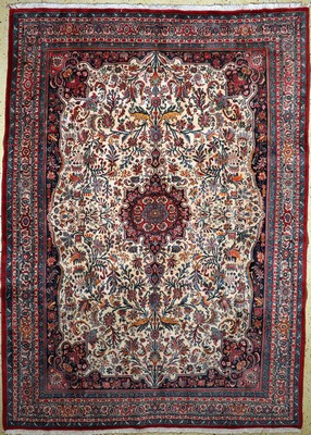 Rosenbidjar alt, Persien, Mitte 20.Jhd, Wolle auf Baumwolle, ca. 380 x 263 cm, gereinigt, EHZ: 2
