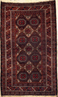 Belutsch antik, Persien, um 1900, Wolle aufWolle, ca. 220 x 135 cm, EHZ: 3