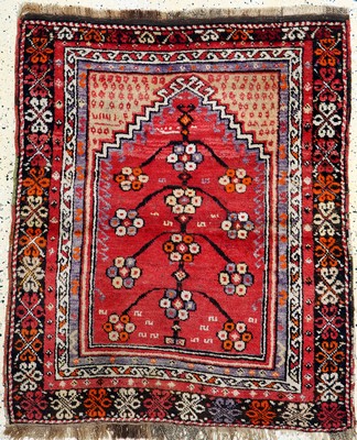 Bergama alt, Türkei, Anfang 20.Jhd, Wolle auf Wolle, ca. 130 x 110 cm, EHZ: 3