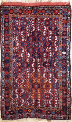 Khorasan Kordi antik, Persien, um 1900, Wolle auf Wolle, ca. 214 x 130 cm, EHZ: 4, (restauriert)