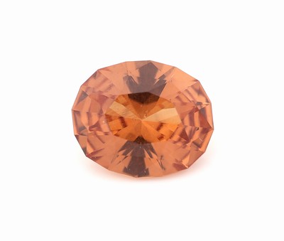 Loser Granat, ca. 2.03 ct, ovalfacett., braun