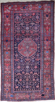 Kordi Bidjar antik, Persien, um 1900, Wolleauf Wolle, ca. 240 x 133 cm, EHZ: 3, (restauriert)