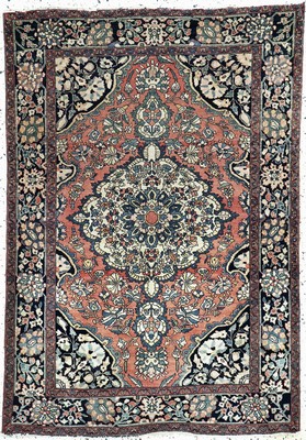 Antiker Farahan, Persien, um 1900, Wolle auf Baumwolle, ca. 148 x 104 cm, EHZ: 3