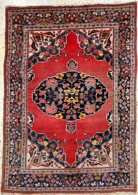Heriz alt, Persien, Anfang 20.Jhd, Wolle auf Baumwolle, ca. 210 x 150 cm, Reinigungsbedürftig, EHZ: 2-3