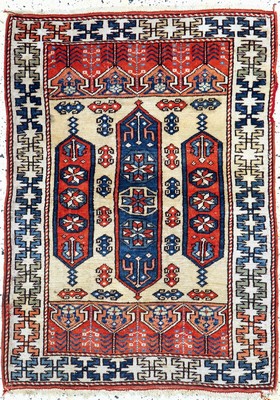 Melas alt, Türkei, Mitte 20.Jhd, Wolle auf Wolle, ca. 125 x 93 cm, EHZ: 2