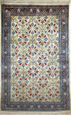 Hereke sign., Türkei, Mitte 20.Jhd., Wolle auf Baumwolle, ca. 260 x 170 cm, EHZ: 2