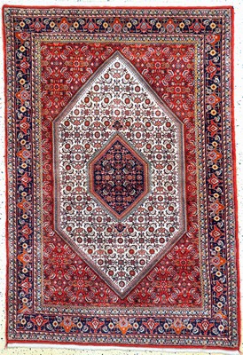 Bidjar, Persien, Ende 20.Jhd., Wolle auf Baumwolle, ca. 168 x 115 cm, EHZ: 1-2