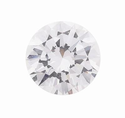 Loser Brillant, ca. 0.795 ct, hochfeines Weiß+(D)/lr, Schliff sehr gut, Proportionen sehr gut, Floureszenz keine, Expertise DiamantPrüflabor ...