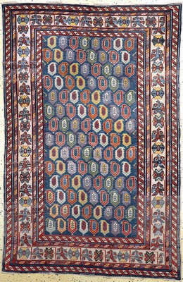 Chichi Kazak antik, Kaukasus, um 1900, Wolle auf Wolle, ca. 200 x 135 cm, EHZ: 3
