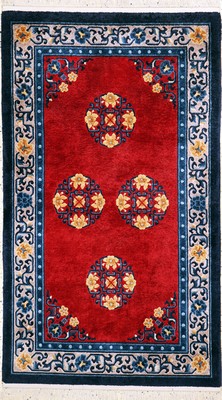 Seiden Peking, China, Mitte 20.Jhd, reine Naturseide, ca. 155 x 92 cm, EHZ: 2