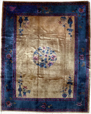 Antiker Peking, China, um 1900, Manchester-Korkwolle, ca. 351 x 284 cm, EHZ: 3