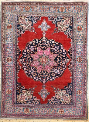 Khorasan alt, Persien, Anfang 20.Jhd, Wolleauf Baumwolle, ca. 188 x 142 cm, EHZ: 3