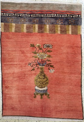 "Engsi", Mongolai, Mitte 20.Jhd, Wolle auf Baumwolle, ca. 190 x 136 cm, EHZ: 2