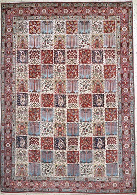 Ghom alt, Persien, Mitte 20.Jhd, Wolle auf Baumwolle, ca. 320 x 220 cm, gereinigt, EHZ: 2