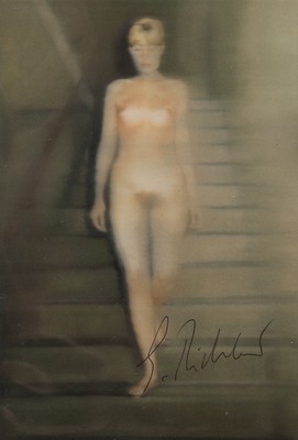 Gerhard Richter, geb. 1932, Multiple, Postkarte, Farboffset, mittig unten handsign.,ca. 10x15cm