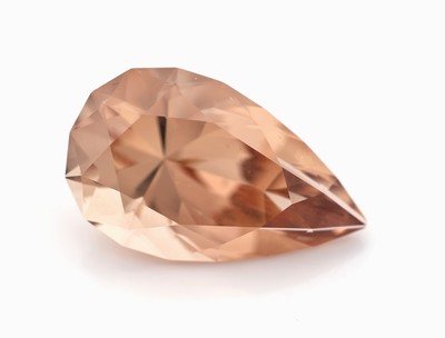 Loser Imperial Topas, ca. 22.37 ct, facett. Tropfen