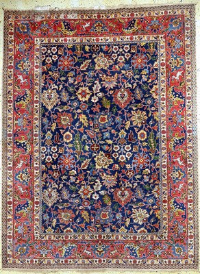 Täbriz alt, Persien, Anfang 20.Jhd, Wolle auf Baumwolle, ca. 290 x 220 cm, EHZ: 3(restaurierte Stelle).