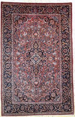Keschan Kork alt, Persien, Mitte 20.Jhd, Korkwolle, ca. 210 x 135 cm, EHZ: 2
