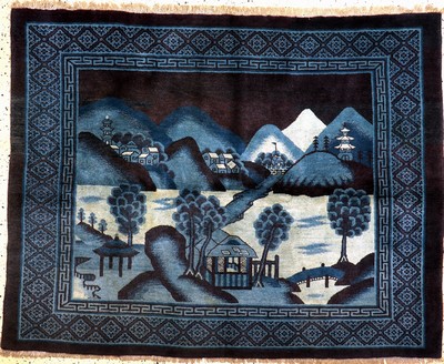 Pao Tow, China, Anfang 20.Jhd, Wolle auf Baumwolle, ca. 190 x 148 cm, EHZ: 2