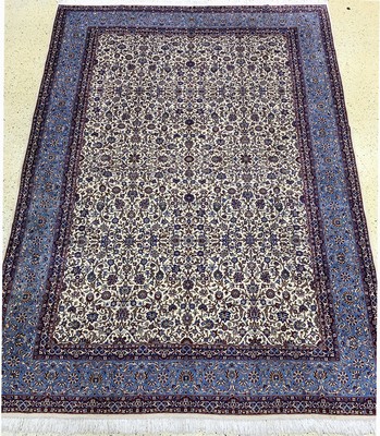 Kerman Kork fein, Persien, Ende 20.Jhd, Korkwolle auf Baumwolle, ca. 490 x 345 cm, EHZ: 1-2(nahezu Neuwertig).