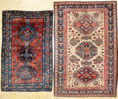 Konvolut Schirwan & Derbent, Kaukasus, Anfang 20.Jhd, Wolle auf Baumwolle, ca. 185 x 126 cm, EHZ: 3
