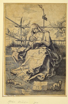 2 Kopien nach Albrecht Dürer, 17./18.Jh., 1xPeter Overath (1596-1632): Verleger und Drucker aus Köln: Kupferstich, Kopie bzw. Variation von ...