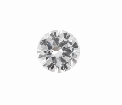Loser Brillant, ca. 0.39 ct feines Weiß-Weiß/ vs 2, Ausfassware