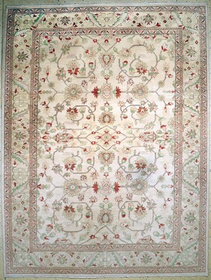 Sigler, Pakistan, Ende 20.Jhd., Wolle auf Baumwolle, ca. 365 x 275 cm, EHZ: 2, Fleck