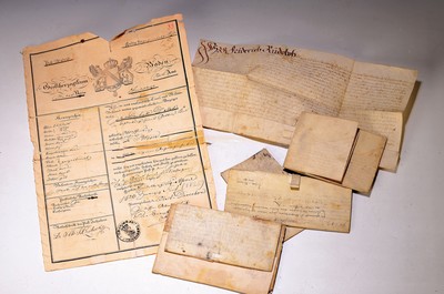 Konvolut Urkunden, Bekanntmachungen und Lehenbriefe, Baden-Württemberg, 16. bis 18.Jh., Joseph Maria Benedikt zu Fürstenberg -Stühlingen, ...