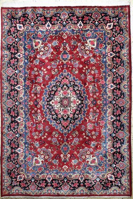 Mesched, Persien, Mitte 20.Jhd, Wolle auf Baumwolle, ca. 299 x 206 cm, EHZ: 1-2(nahezu Neuwertig).