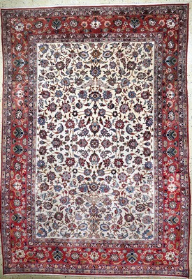 Najafabad, Persien, Ende 20.Jhd, Wolle auf Baumwolle, ca. 335 x 235 cm, EHZ: 2