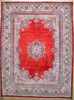 Sarogh alt, Persien, Mitte 20.Jhd, Wolle auf Baumwolle, ca. 370 x 270 cm, EHZ: 1-2