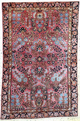 Us Re-Import Sarogh antik, Persien, um 1900, Wolle auf Baumwolle, ca. 146 x 98 cm, EHZ: 3