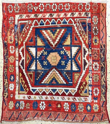 Konya antik, Türkei, 19.Jhd, Wolle auf Wolle, ca. 130 x 110 cm, EHZ: 4