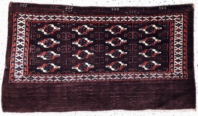 Yomud Tschowal antik, Turkmenistan, 19.Jhd,Wolle auf Wolle, ca. 125 x 72 cm, EHZ: 2