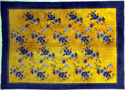 Peking antik, China, um 1900, Wolle auf Baumwolle, ca. 175 x 245 cm, Reinigungsbedürftig, EHZ: 2