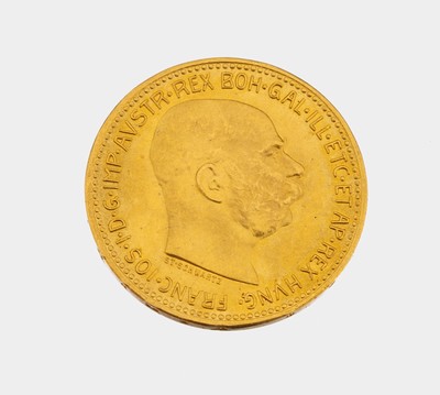 Goldmünze 20 Kronen 1915, Österreich Ungarn, Franz Joseph I., offizielle Nachprägung