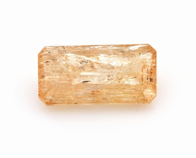 Loser Imperial Topas, ca. 11.73 ct, Treppenschliff