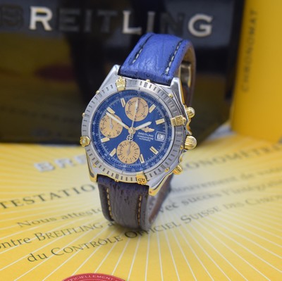 BREITLING Armbandchronograph Modellserie Chronomat in Chronometerqualität Referenz B13352, Schweiz verk. lt. Pap. 04/2003, Automatik, ...