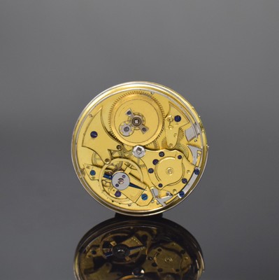 Taschenuhrwerk mit Repetition, Schweiz um 1910, verg. Zylinderwerk, Ring-Unr., Schlag auf 2 Tonfedern, D. ca. 47,5 mm, Krone u. Welle fehl., Werk ...
