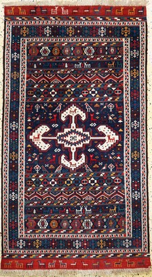 Sumakh fein, Azerbaijan, Mitte 20.Jhd, Wolle auf Wolle, ca. 185 x 105 cm, EHZ: 1-2