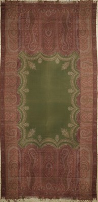 Kaschmir Schal, Frankreich, Anfang 20.Jhd Wollstikerei, ca. 309 x 154 cm, EHZ: 2