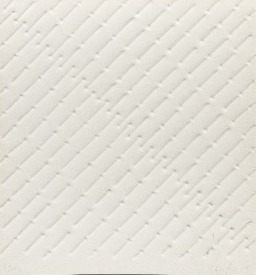 Günther Uecker, geb. 1930, Nagelrelief, Prägedruck, sign. und dat. 74, num. 67/99, ca. 24x22cm, PP, u.Gl., R. ca. 42x40cm