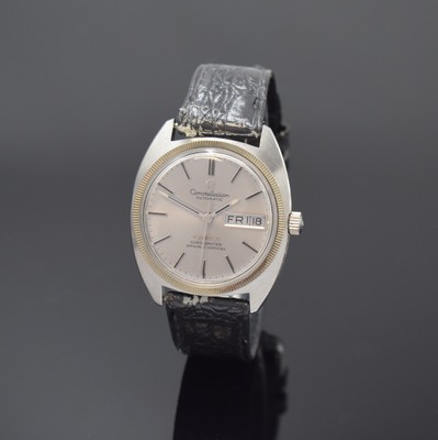 OMEGA Constellation Armbandchronometer in Stahl/WG Referenz 168.029, Schweiz um 1971, Automatik, verschr. Geh., orig. Krone u. Glas, WG ...